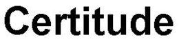 CERTITUDE trademark