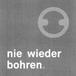 NIE WIEDER BOHREN. trademark