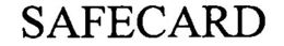 SAFECARD trademark
