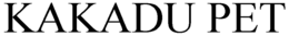 KAKADU PET trademark