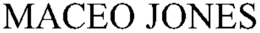 MACEO JONES trademark