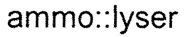 AMMO::LYSER trademark