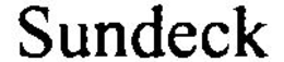 SUNDECK trademark