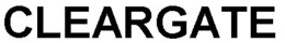 CLEARGATE trademark
