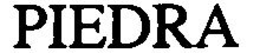 PIEDRA trademark