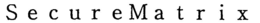 SECUREMATRIX trademark