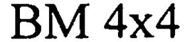 BM 4X4 trademark