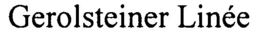 GEROLSTEINER LINÉE trademark
