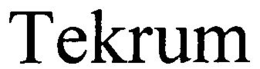 TEKRUM trademark