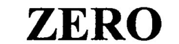 ZERO trademark