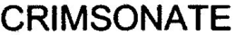 CRIMSONATE trademark