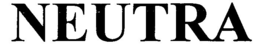 NEUTRA trademark