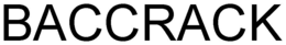BACCRACK trademark