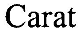 CARAT trademark