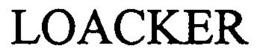 LOACKER trademark