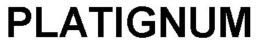 PLATIGNUM trademark