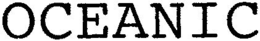 OCEANIC trademark