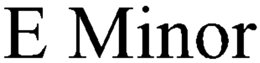 E MINOR trademark