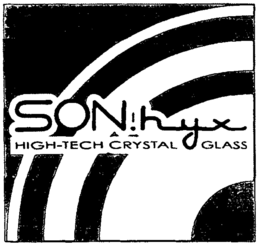 SON.HYX HIGH-TECH CRYSTAL GLASS trademark