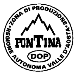 FONTINA DOP ZONA DI PRODUZIONE · REGIONE AUTONOMA VALLE D'AOSTA · trademark