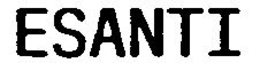 ESANTI trademark