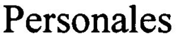 PERSONALES trademark