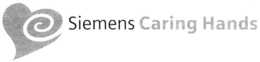 SIEMENS CARING HANDS trademark