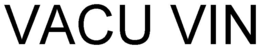 VACU VIN trademark