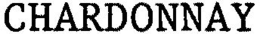 CHARDONNAY trademark