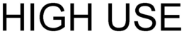 HIGH USE trademark