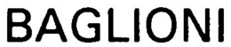 BAGLIONI trademark