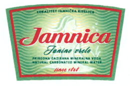 LOKALITET JAMNICKA KISELICA JAMNICA JANINO VRELO PRIRODNA GAZIRANA MINERALNA VODA NATURAL CARBONATE MINERAL WATER SINCE 1828 trademark