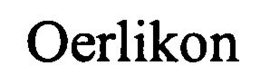 OERLIKON trademark
