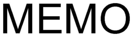 MEMO trademark