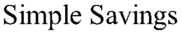 SIMPLE SAVINGS trademark