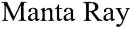 MANTA RAY trademark