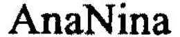ANANINA trademark