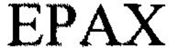 EPAX trademark