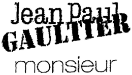 JEAN PAUL GAUTIER MONSIEUR trademark