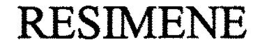 RESIMENE trademark