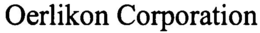 OERLIKON CORPORATION trademark