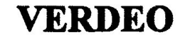 VERDEO trademark
