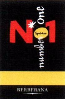 N°1 NUMBER ONE SPAIN BERBERANA trademark