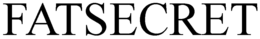 FATSECRET trademark
