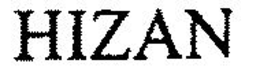 HIZAN trademark