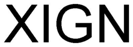 XIGN trademark