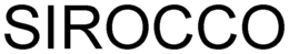 SIROCCO trademark