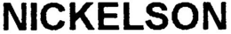 NICKELSON trademark