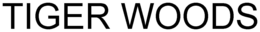 TIGER WOODS trademark