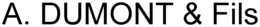 A. DUMONT & FILS trademark